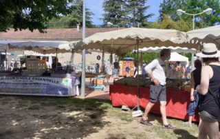 Marché de producteurs et artisans à Salavas