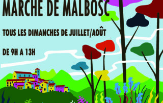  Petit marché estival de Malbosc