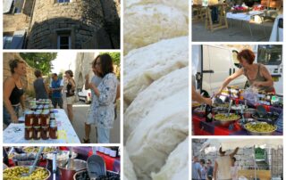 Marché paysan à Chassiers (Ardèche)