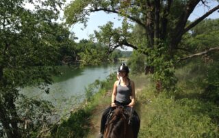 Guided Hike on horseback  - Equitation Chavetourte