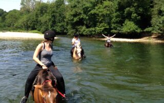 Guided Hike on horseback  - Equitation Chavetourte