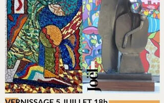 Expositions de mosaïques et de sculptures sur métaux à Villeneuve de Berg
