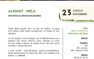 Concert de Alright Mela