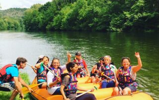 Guided gentle Rafting - CCC- Canoë