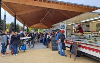 Marché sous la hall