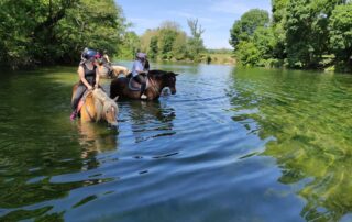 Traversée à cheval de rivières