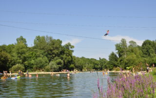 Tyrolienne géante accrobranche ardèche