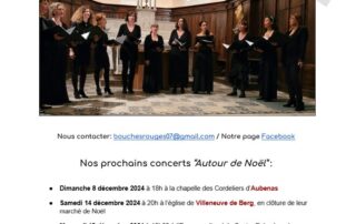 Concert  “Autour de Noël”