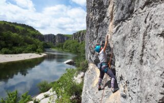 Escalade en Falaise