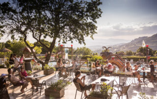 Restaurant au Camping les Charmilles à Darbres