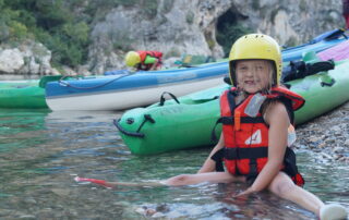 Family canoeing in the evening - from 3 years old with Kayacorde