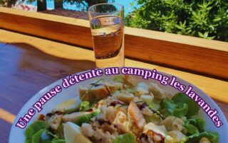 Restaurant au camping Les Lavandes_Darbres