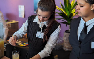 Soirée des petits Chefs avec les élèves du lycée hôtelier de l'Argentière_Rochecolombe