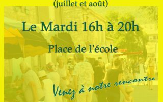 Marché estival de Saint-Remèze