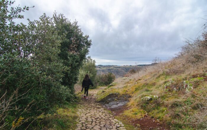 chemin balmes de montbrun, st giney en coiron, berg et coiron, ardèche